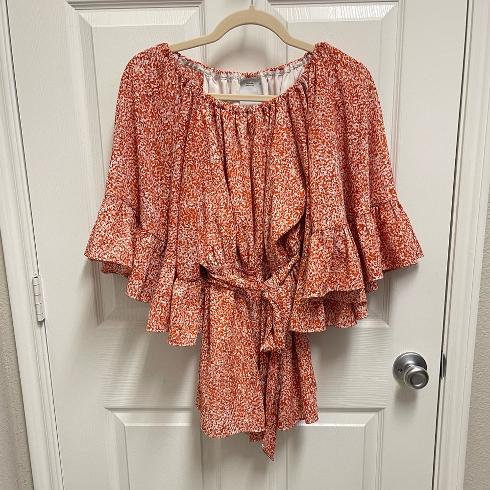 C/MEO Collective Orange Romper